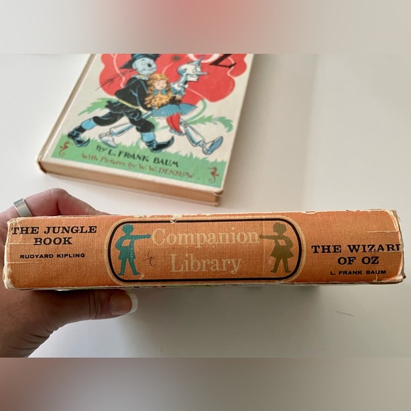Vintage Books The Wizard of Oz L. Frank Baum/Jungle Book/WIZ split book 1963 - Picture 5 of 16